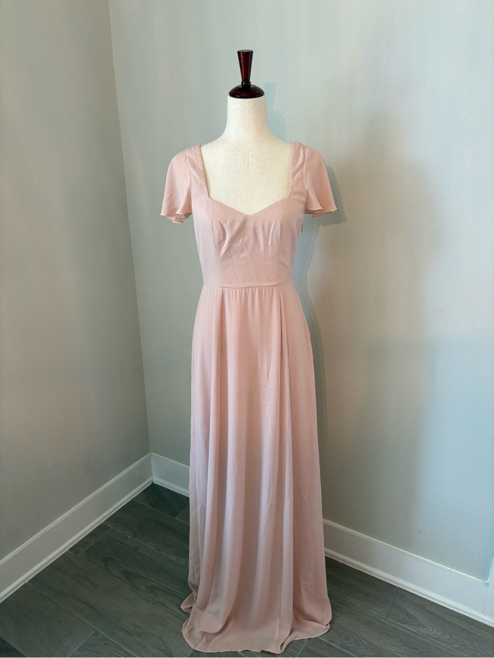 Show Me Your Mumu Marie Sweethear Maxi Dress Blush Pink Bridesmaid Event Medium